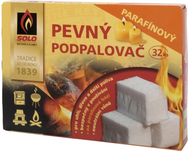 Στερεός παραφινικός προσάναμμα SOLO, 32 τεμ.