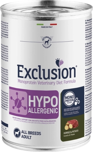 Exclusion Hypoallergenic κονσέρβα για σκύλους άλογο και πατάτες 200 g