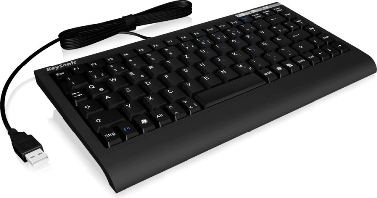Μίνι πληκτρολόγιο PS/2 + USB με διάταξη US