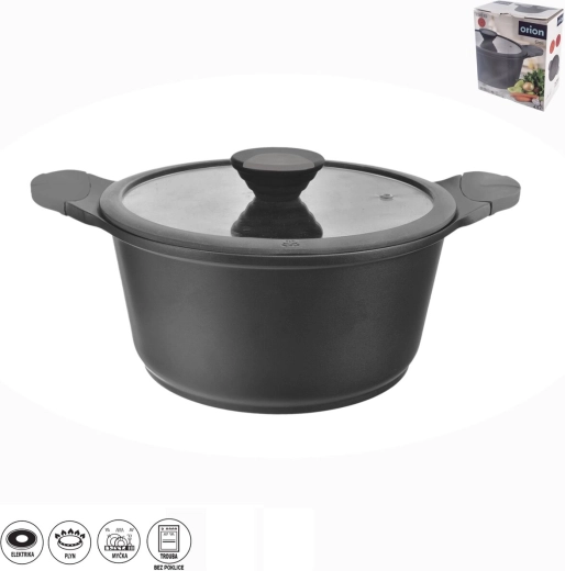 Κατσαρόλα GALI 4,5 l με γυάλινο καπάκι