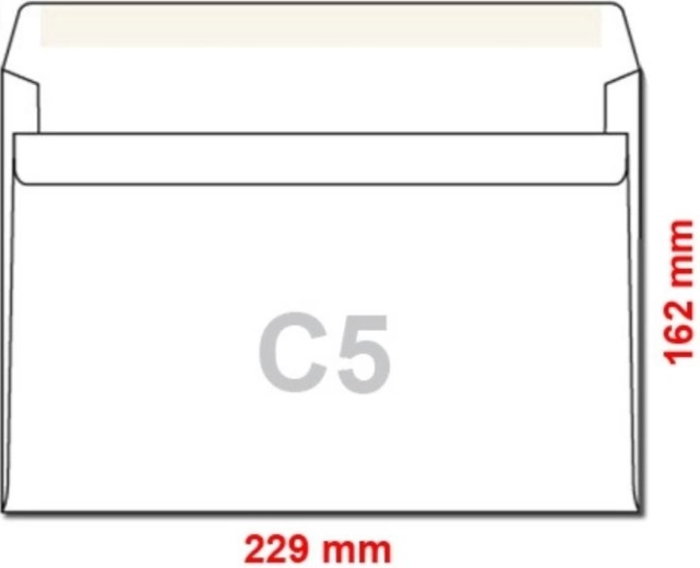 Αυτοκόλλητοι ταχυδρομικοί φάκελοι C5 50 τεμ.