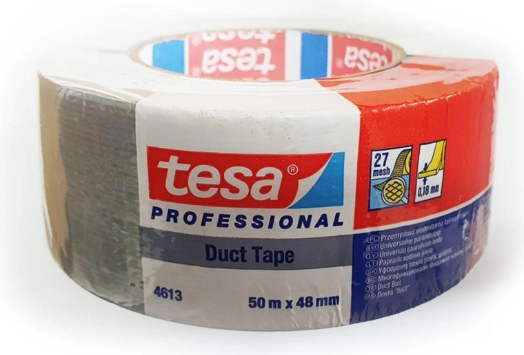 Καθολική υφασμάτινη ταινία 48 mm × 50 m ασημί Tesa