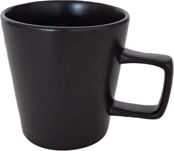 Κεραμική κούπα Kitchisimo ματ μαύρη 350 ml