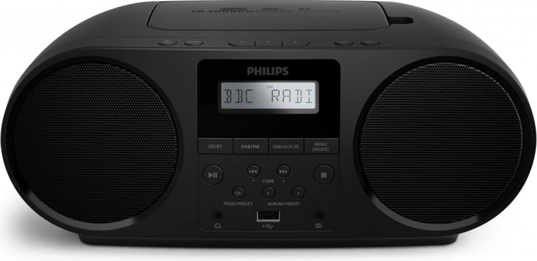Φορητό ραδιόφωνο και CD boombox PHILIPS TAZ6000 με DAB+/FM, Bluetooth και USB