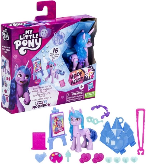 My Little Pony Μαγικό Cutie Mark – σετ με μπρελόκ και 8 cm ποζάκι πόνι