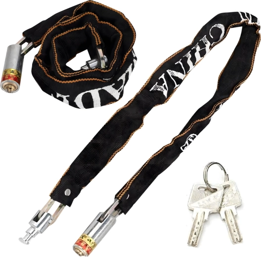 Ανθεκτική ατσάλινη αλυσίδα με προστατευτικό κάλυμμα