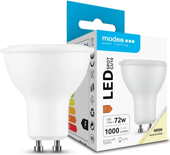 LED σποτ λάμπα Modee GU10 10 W 1000 lm ουδέτερο λευκό