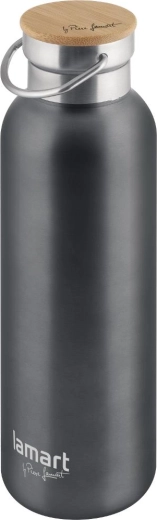 Θερμός Lamart Bande 500 ml, σκούρο γκρι