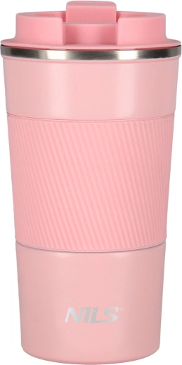 Ροζ θερμικό ποτήρι NILS Camp 510 ml