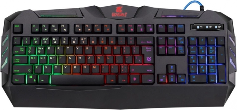 Gaming πληκτρολόγιο Defender Werewolf GK-120DL με μεμβρανικούς διακόπτες και φωτισμό
