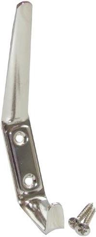 Μεγάλος επιτοίχιος γάντζος 41 × 120 mm, νίκελ