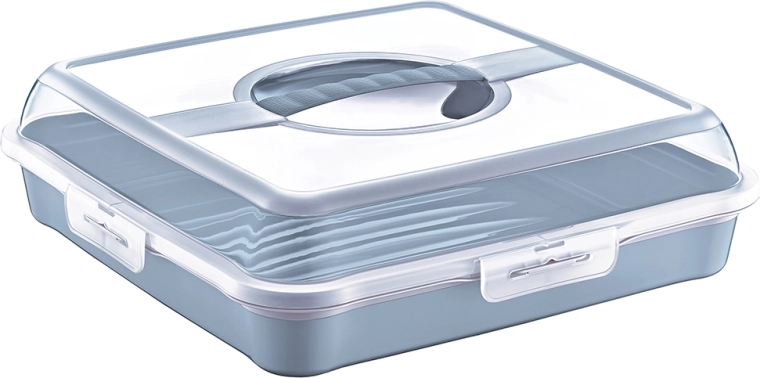 Δοχείο για τούρτα και γλυκά Party-Butler Nordic Blue 34,5 × 34,5 × 10,5 cm