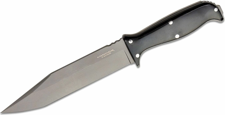 Condor Enduro καθολικό μαχαίρι 17,3 cm, μαύρο, Micarta, θήκη Kydex