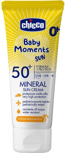 Chicco παιδική μεταλλική αντηλιακή κρέμα SPF 50+ 75 ml