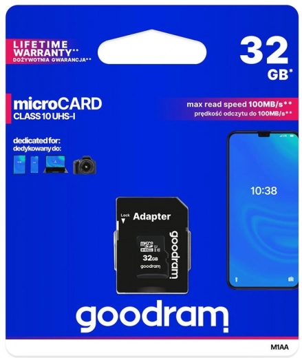 Κάρτα μνήμης Goodram microSD 32GB