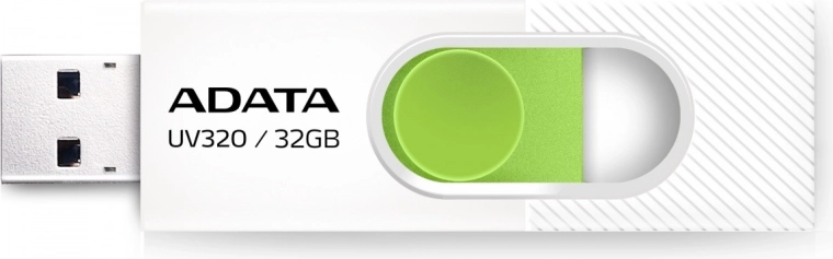 Flash Disk ADATA UV320 32GB USB3.2 Λευκό-Πράσινο