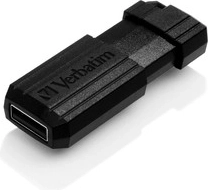 USB flash disk Verbatim PinStripe 32GB μαύρο