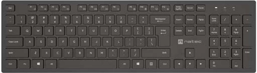 Ασύρματο πληκτρολόγιο NATEC Herring 2.4 GHz slim (διάταξη US)