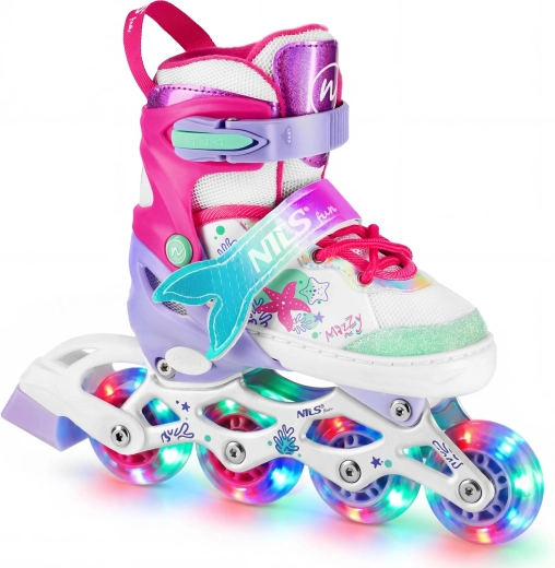 Παιδικά πατίνια 4σε1 με LED ροδάκια NILS Fun Mazzy – M(35-38)
