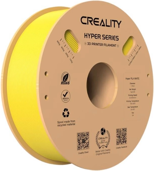 Νήμα Creality Hyper PLA 1,75 mm κίτρινο 1 kg
