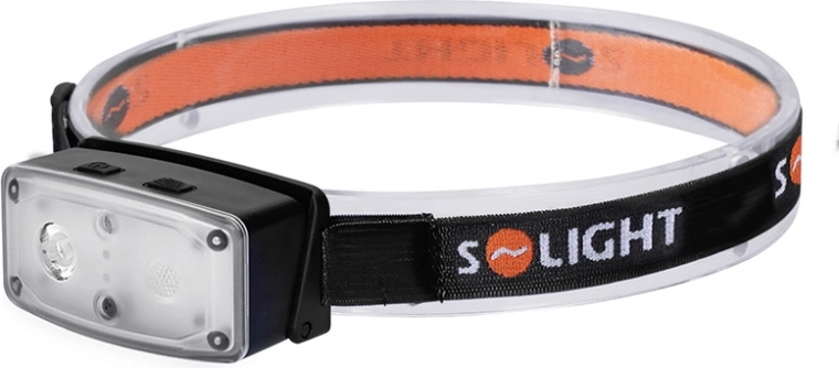 Solight επαναφορτιζόμενος LED φακός κεφαλής 100 lm με αισθητήρα (Li-Ion)