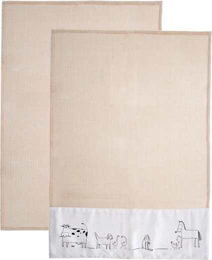 Βαμβακερές πετσέτες κουζίνας 70 × 50 cm, 2 τεμ.