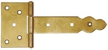 Διακοσμητικός μεντεσές για πορτάκι 150 × 90 × 35 mm, κίτρινα γαλβανισμένος χάλυβας