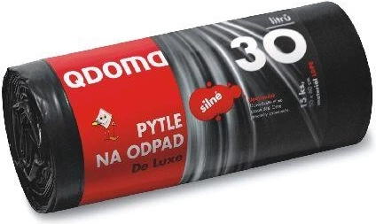 Ανθεκτικές σακούλες απορριμμάτων 30–35 l, μαύρες, 50 × 60 cm (15 τεμ.)