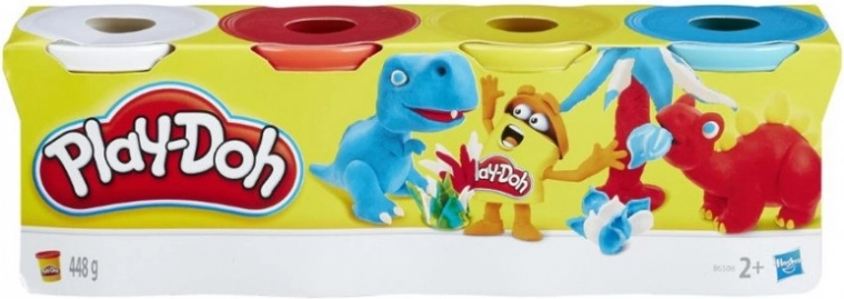 Play-Doh πλαστελίνη, σετ 4 κυπέλλων 448 g – Δεινόσαυροι