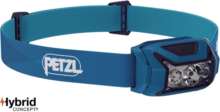 Φακός κεφαλής PETZL Actik, μπλε