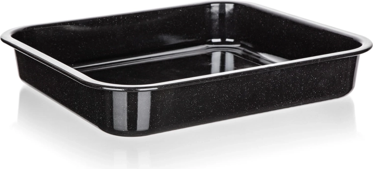 Εμαγιέ ταψί CULINARIA Black 41 × 37 × 7 cm