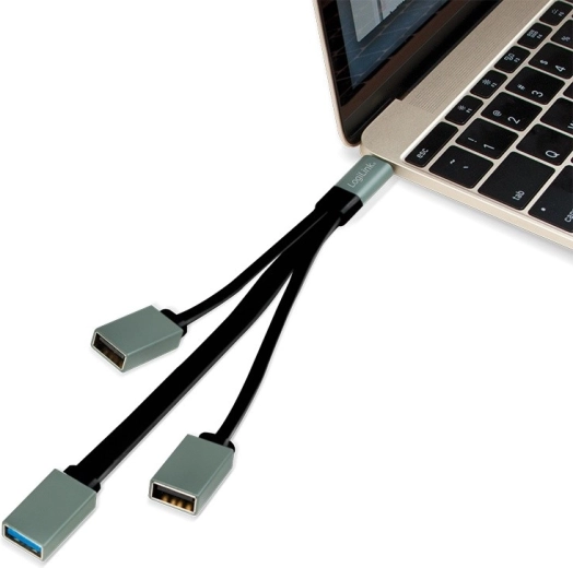 Συνδέστε έως 3 συσκευές USB‑A σε USB‑C
