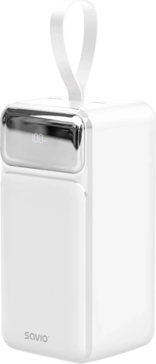 Powerbank Savio 50 000 mAh λευκή