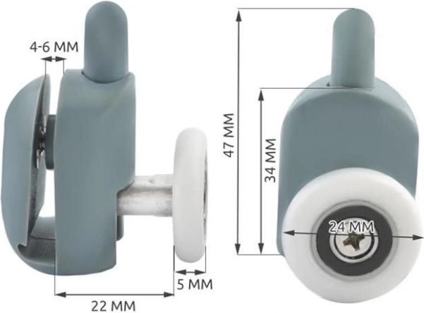 Συμβατό με γυαλί 4–6 mm
