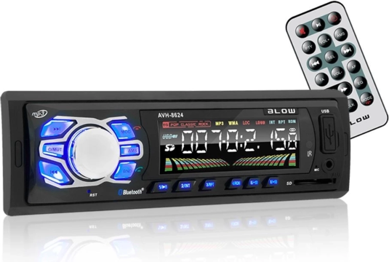 Ραδιόφωνο αυτοκινήτου με Bluetooth και είσοδους MP3/USB/SD