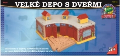 Maxim μεγάλο αμαξοστάσιο για τρενάκια με πόρτες