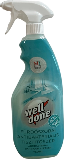 Well Done αντιβακτηριακό καθαριστικό μπάνιου 750 ml