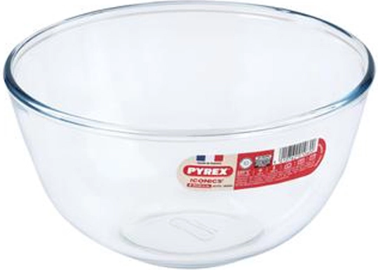 Γυάλινο μπολ Pyrex από βοριοπυριτικό γυαλί 2 l