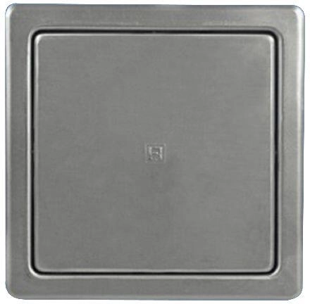 Ανοξείδωτη πόρτα μπάνιου 150 × 150 mm