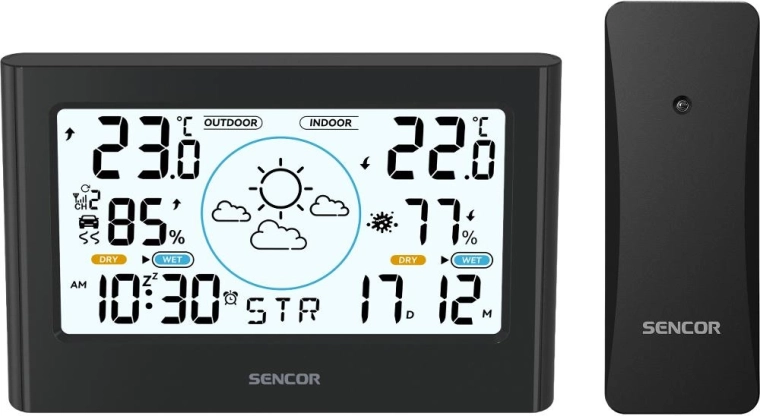 Μετεωρολογικός σταθμός Sencor SWS 2600 με ασύρματο αισθητήρα