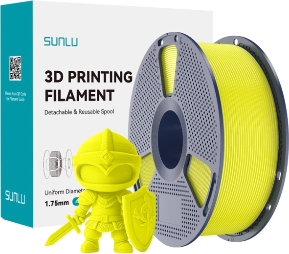 Sunlu PLA+ κίτρινο νήμα (filament)