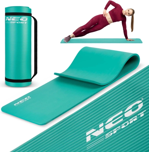 Νεοπρενικό στρώμα άσκησης 183 × 60 cm NEO-SPORT τιρκουάζ