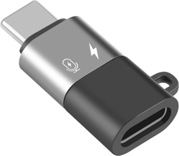 Puluz αντάπτορας OTG 8pin σε USB-C (μαύρο)