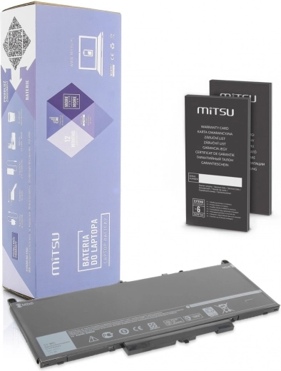 Μπαταρία MITSU για Dell Latitude E7270 και E7470 7200 mAh 55 Wh