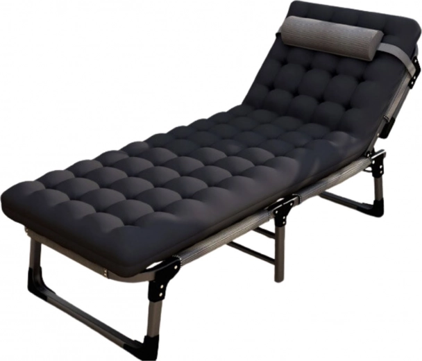 Πτυσσόμενο τουριστικό κρεβατάκι Business, Field, Premium cot – μαύρο