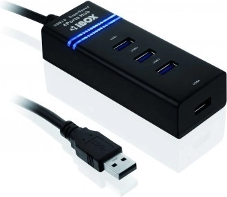 USB hub 3.0 IUH3FB, 4× USB 3.0, μαύρο