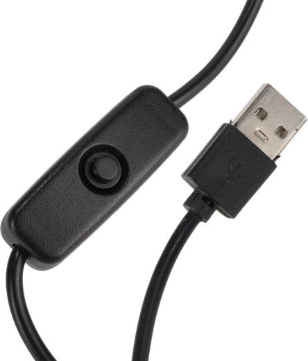 Τροφοδοσία USB με πρακτικό καλώδιο