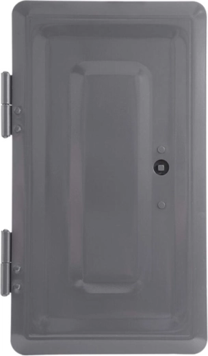 Διπλή πόρτα καμινάδας γκρι 160 × 320 mm