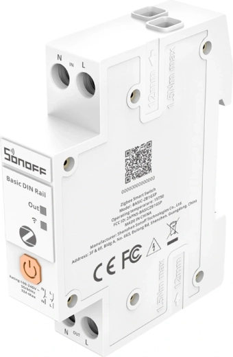 Τοποθέτηση σε ράγα DIN και Zigbee 3.0
