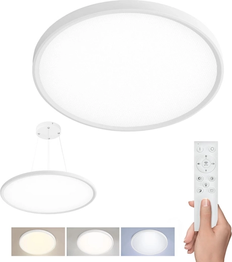 Solight LED φωτιστικό οροφής Estela White UGR με τηλεχειριστήριο 40 W 4300 lm 50 cm